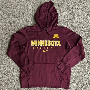 Nike Minnesota Football Hoodie-Adult Medium